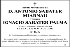 Antonio Sabater Miarnau